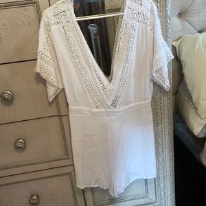 White romper from forever 21